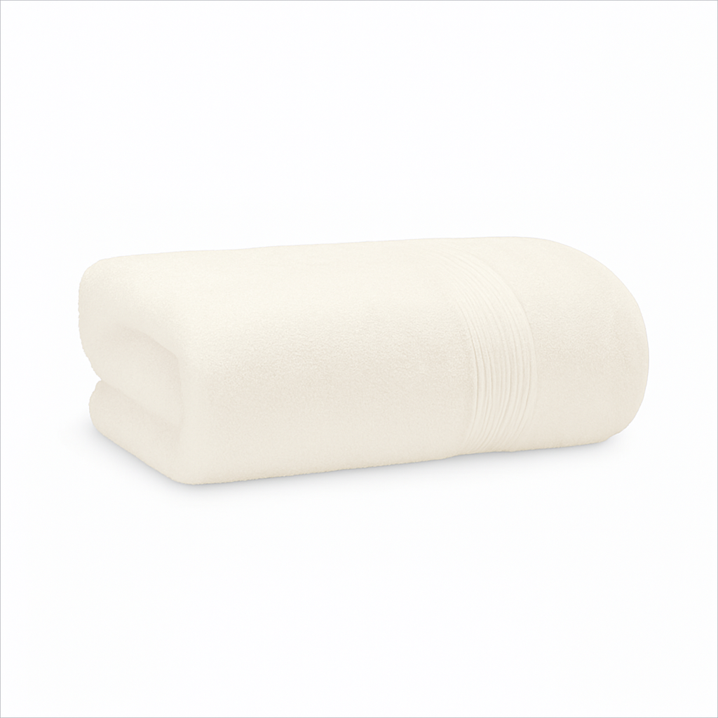 מגבת גוף לבנה | דגם Cloud Touch