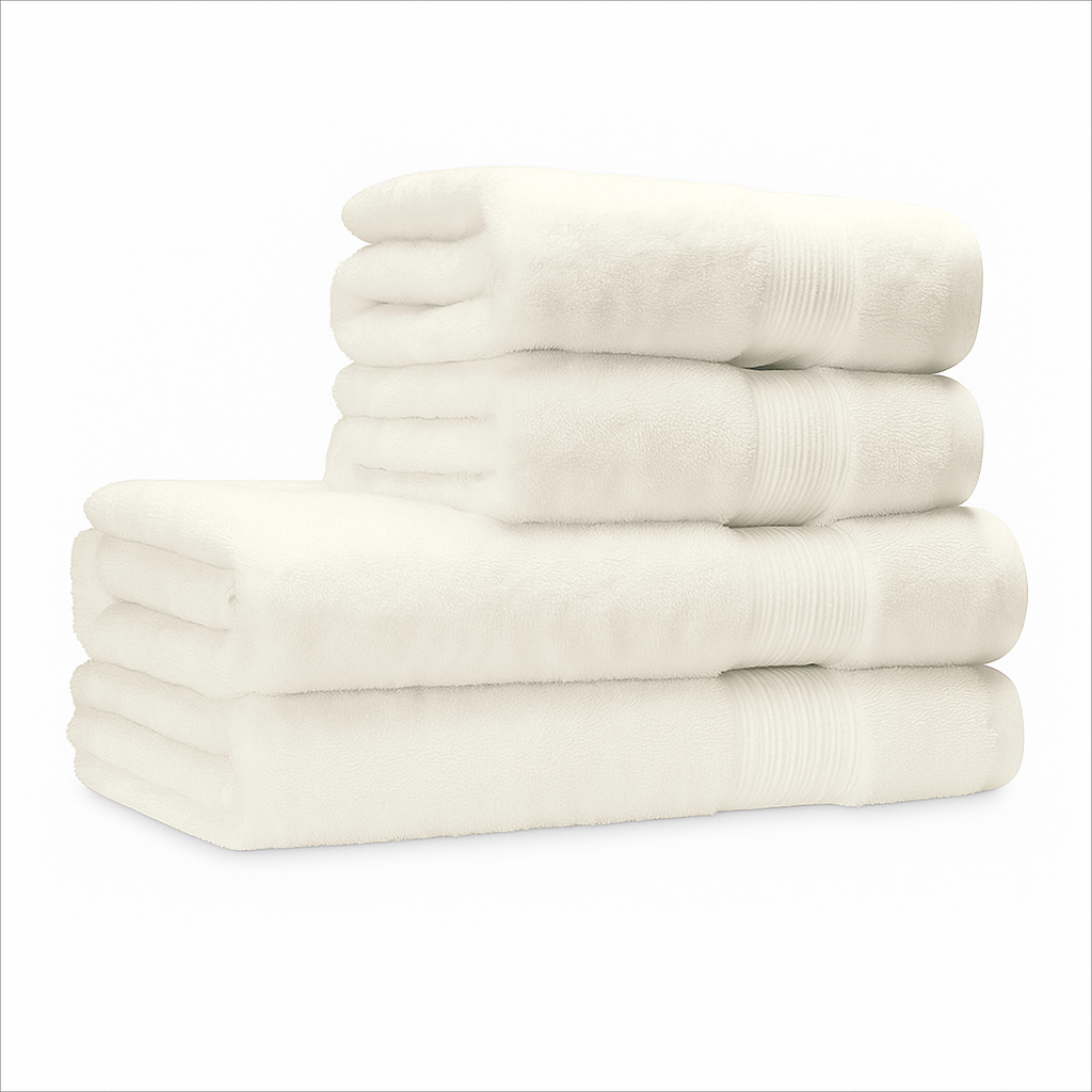 מגבת גוף לבנה | דגם Cloud Touch