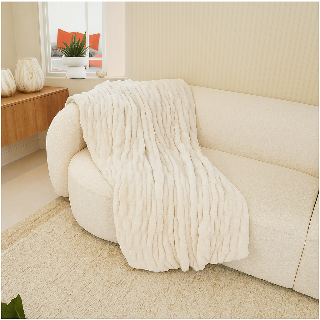 שמיכת טלוויזיה פרווה רכה | דגם Softer