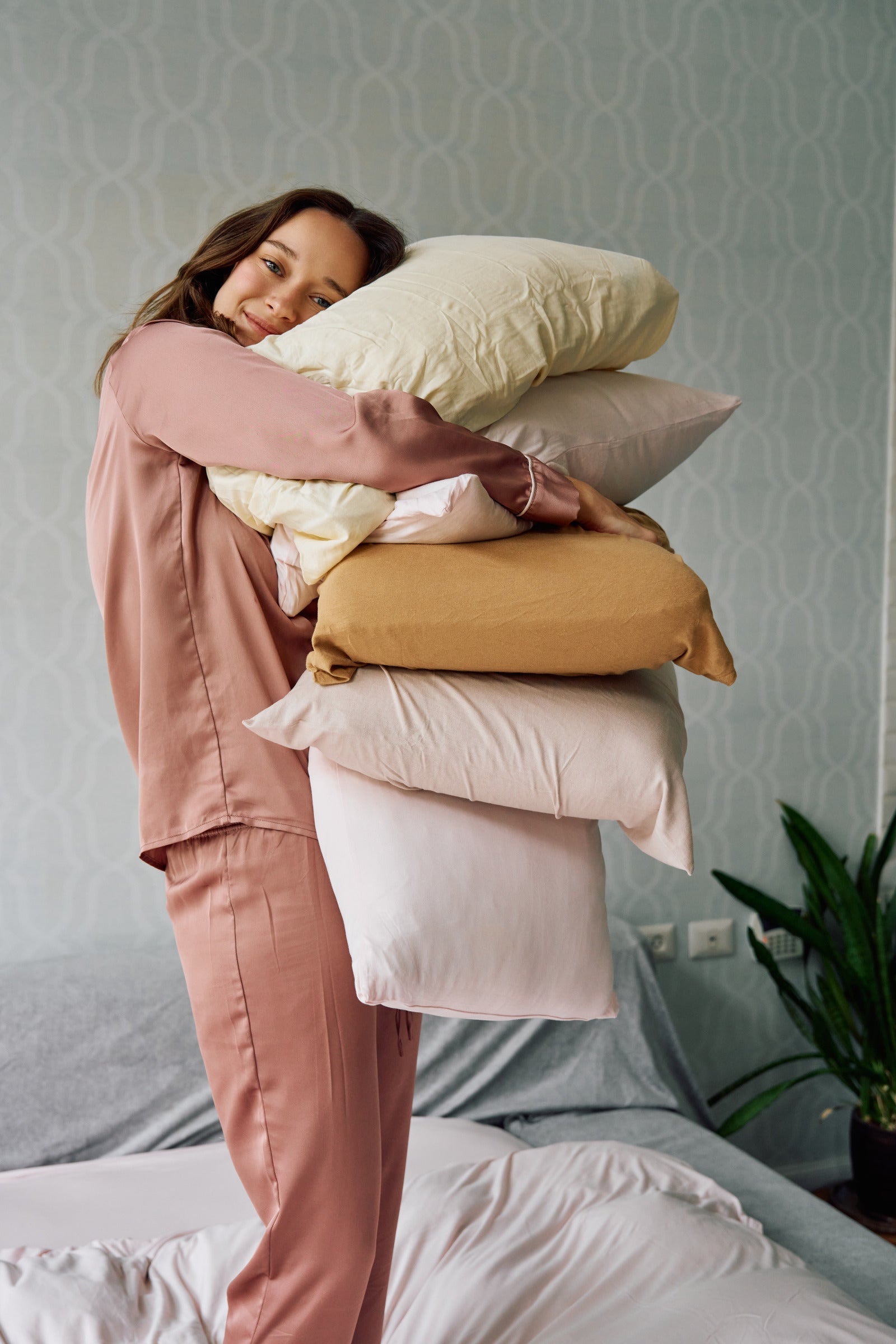 סט מצעים 100% במבוק ג׳רסי | דגם Pure Bamboo