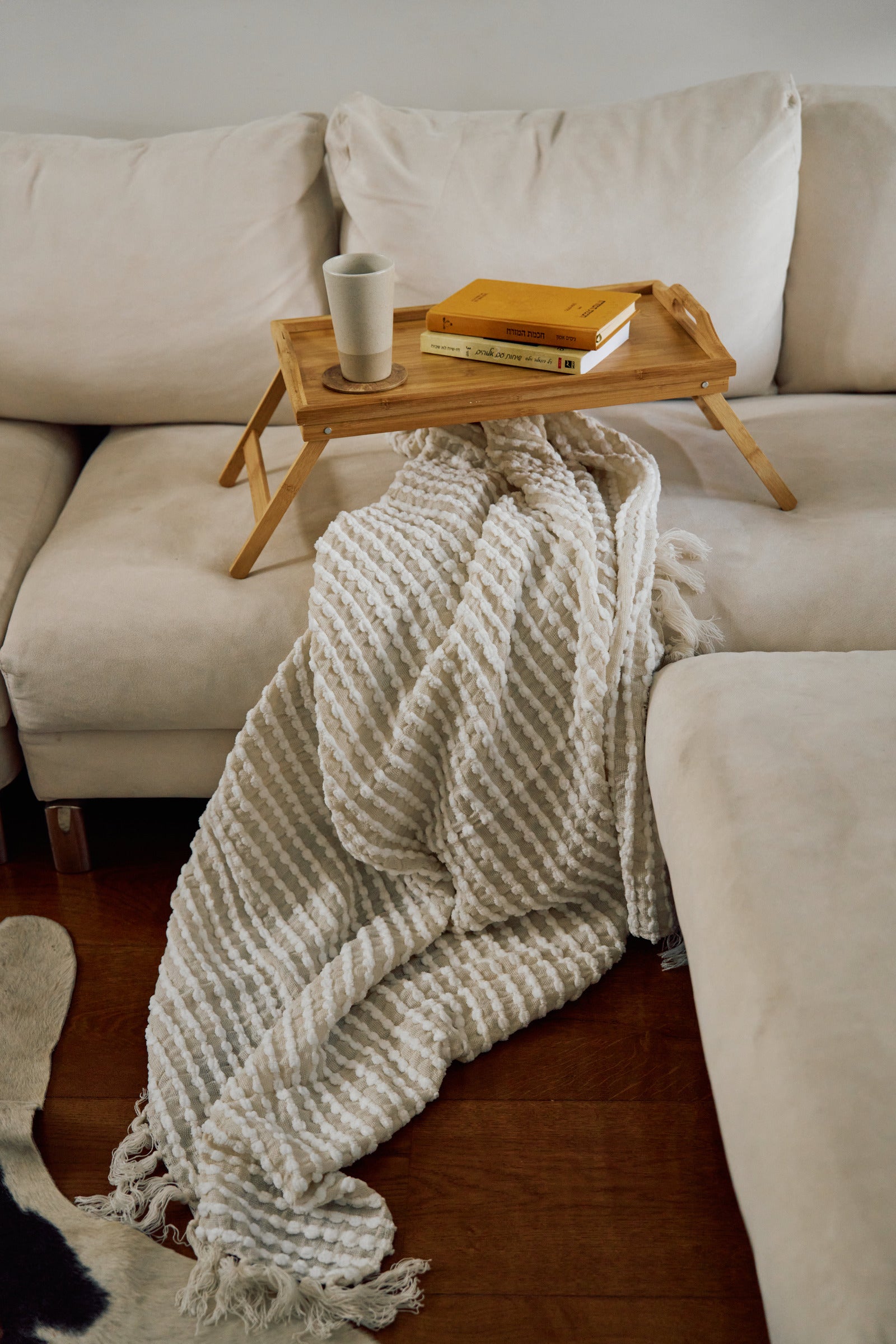 שמיכת פינוק אורגנית | Soft Moment