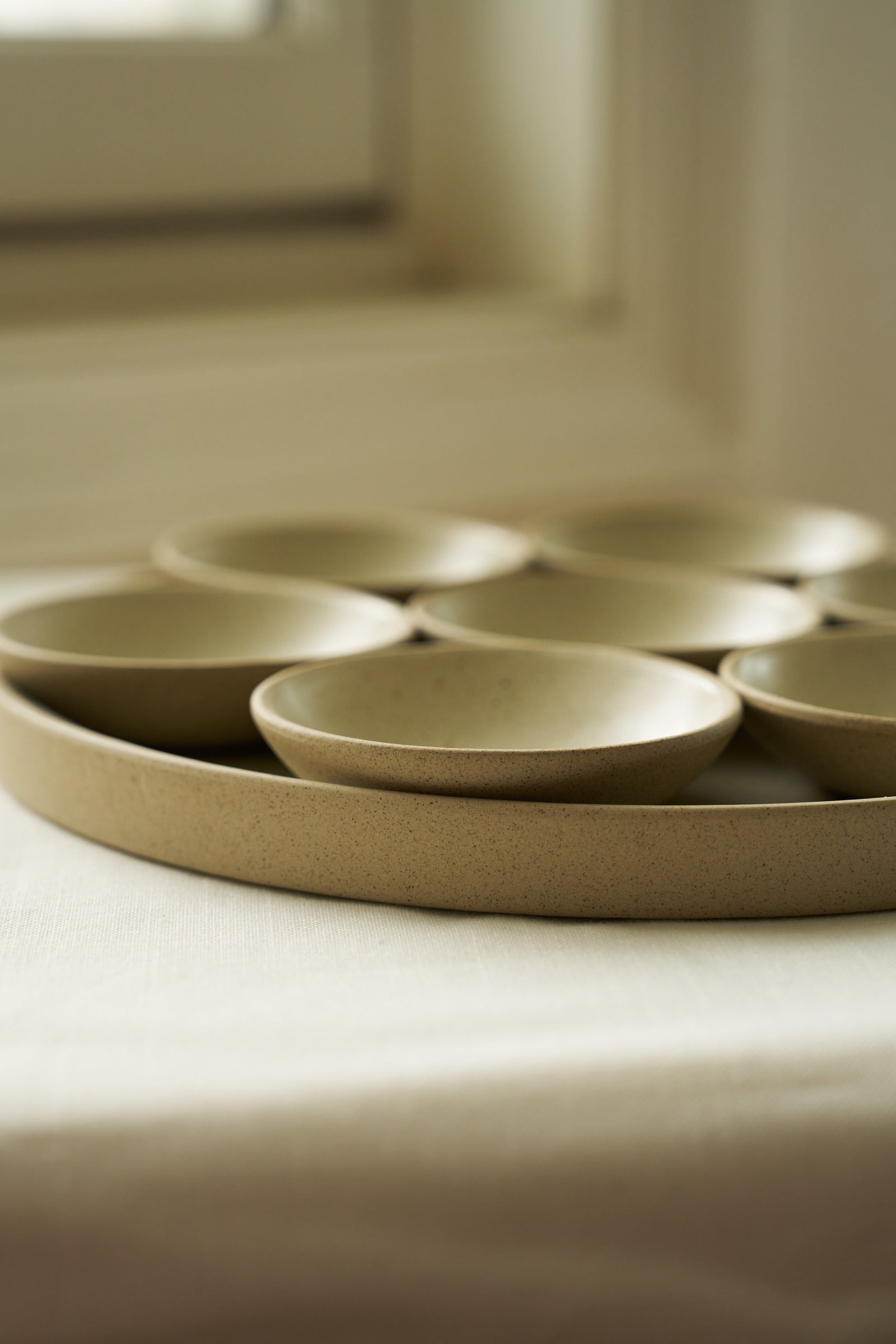 סט צלחות חג מקרמיקה סדרת Stone דגם Host