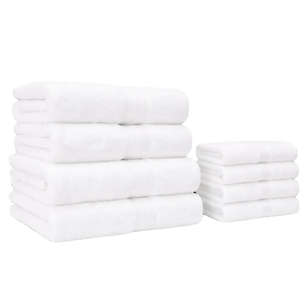 מארז מגבות זוגי כפול כותנה מצרית | דגם Cloud Touch